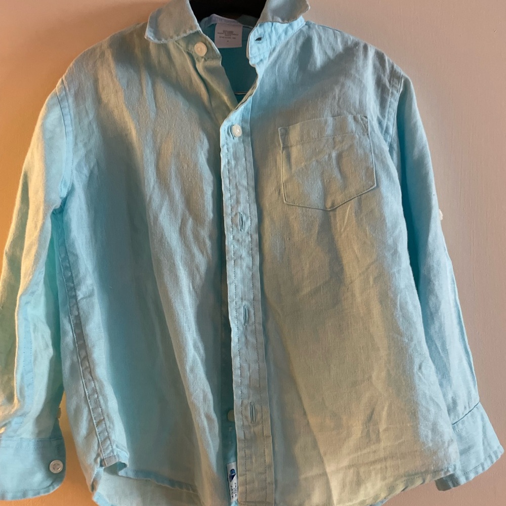 Janie & jack linen shirt